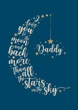 Daddy, I love you to the moon and back created by Ellie's Little Studio