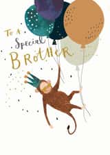 Special Brother Monkey Card created by Louise Tiler