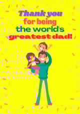 World's Greatest Dad fathers day card created by JOJO's cards