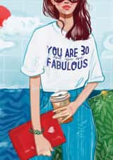 30th birthday girl coffee  created by Albina Uvarova 