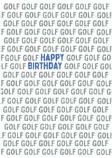 Golf Golf Golf - Happy Birthday Card created by @Laura Lonsdale Designs