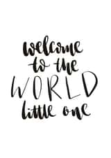 Welcome To The World Little One Hand Lettered Card created by Creative Feel Designs