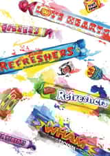 Retro Sweets created by Georgina Luck Illustration