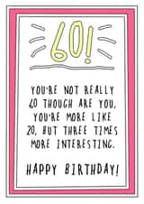 Happy 60th Birthday! created by Go La La!