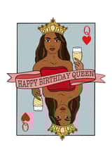 Happy birthday Queen card created by Wooden It Be Precious