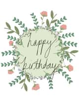 Classic Birthday Card - Flowers - For Her created by CardsbyAliceUK