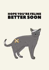 Hope you're feline better soon created by Pearl Ivy