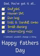 Happy Fathers Day Dad, you've got it all! created by KGP Designs