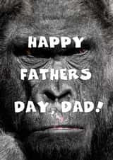 Gorilla Father's Day Card created by Billy Gawthorpe