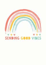 Good Vibes Rainbow Card created by Pipsqueak Designs
