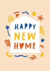 Happy New Home paper cut out created by Karin van der Vegt