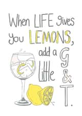 When Life Gets you Down, add a little G&T created by Mummy Bee
