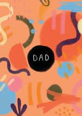 DAD fathers day card created by Rachael Powick