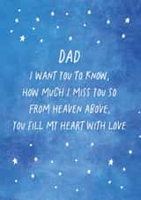 Cards to Heaven - You fill my heart with love created by Percy & Pearl