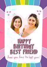 Personalised Birthday Photo Card created by Angela Chick - Best friend photo birthday card