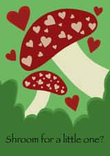 Shroom for a little one? New baby card created by Goblin Kreations
