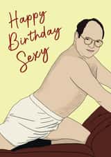 George Costanza - Seinfeld Birthday Card created by Bonne Nouvelle