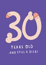 30 years a dick created by Jess Moorhouse