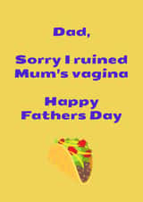 Rude Fathers Day Card created by TickledPink