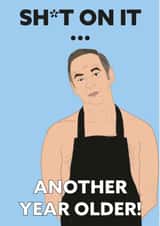 Friday Night Dinner Sh*t on it birthday card created by Iconicus Design