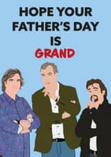 The Grand Tour Father's Day card created by Iconicus Design