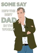 Jeremy Clarkson Grand Tour Top Gear Dad card created by Iconicus Design
