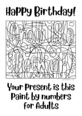 Paint by numbers! created by Codfish Design