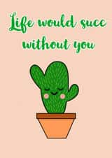 Plant Love/Friendship Card created by @RoseDesignCards