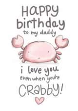 Crabby Daddy created by @doublepea_designs