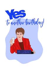 Nicola Sturgeon Birthday Card created by Suzie Shambles Design