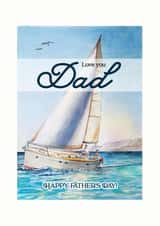 Love you Dad Happy Father's Day created by Biancodizinco Art