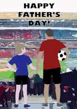 Father’s Day football match created by Beth & Tom