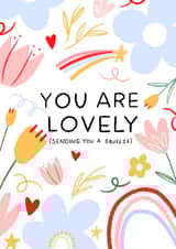 You Are Lovely Card! created by Leah Alefounder Illustrations