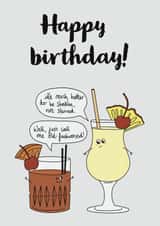 Old Fashioned Cocktail Birthday Card created by Meg Makes It