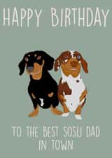 Happy Birthday sausage dad  created by 25Seven