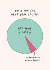 Pet More Dogs Birthday Card created by Studio Mads