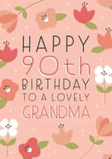 Happy 90th Birthday Grandma created by Juniper and Rose Studio
