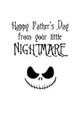 Happy Father's Day from your little nightmare! created by Kooky Spooky