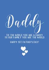 First Father's Day Card created by Creationery