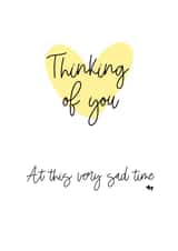 Thinking of You Sympathy Card 1001 created by AJK Stitch Designs