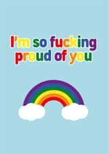 Proud of you pride card created by Kai Jed Creative