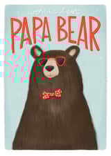 Worlds best papa bear card created by Claire Lefevre