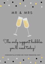 Mr and Mrs - Support bubbles created by Lovelier