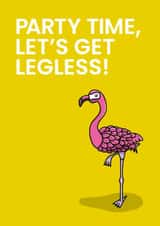 Party Time Flamingo created by Been Creating