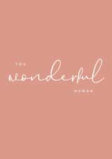 You Wonderful Human Card created by Samantha King Design