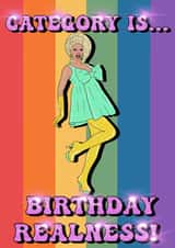 Birthday Realness RuPaul card created by DigiArtCo