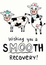Smooth Recovery Get Well Soon created by Fox Card Co