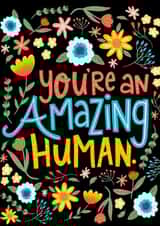 You're an Amazing Human - Thank You card created by Fox Card Co