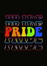 Pride month card created by Kittiwake Creations