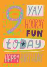 9 Today Birthday Card created by Alice Potter